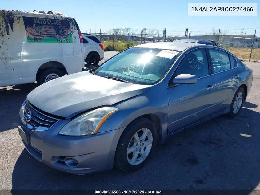 2012 Nissan Altima 2.5 S VIN: 1N4AL2AP8CC224466 Lot: 40506585