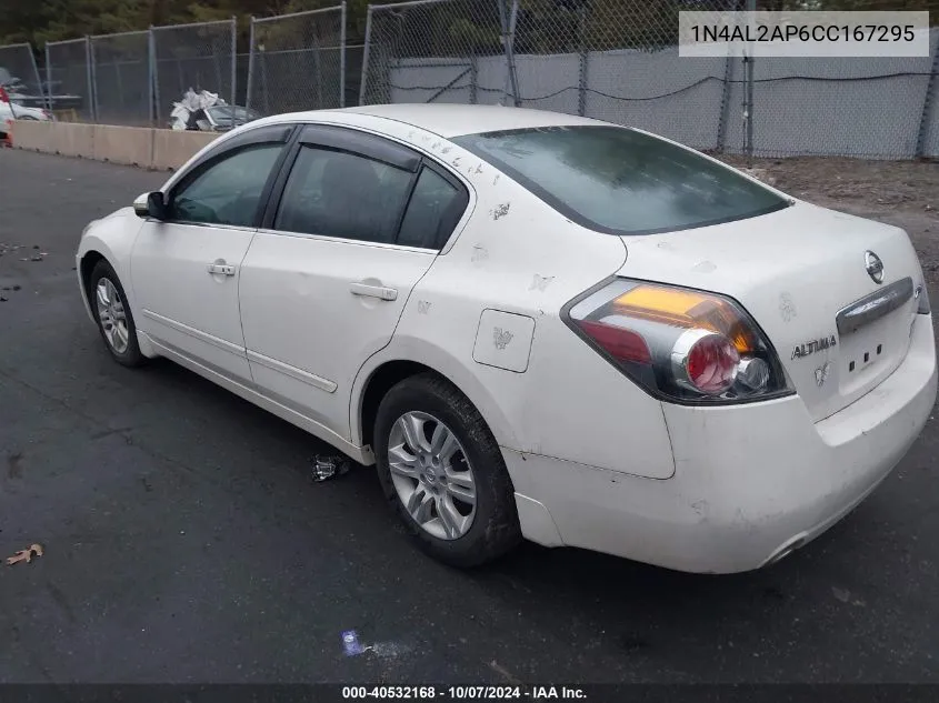 2012 Nissan Altima 2.5 S VIN: 1N4AL2AP6CC167295 Lot: 40532168