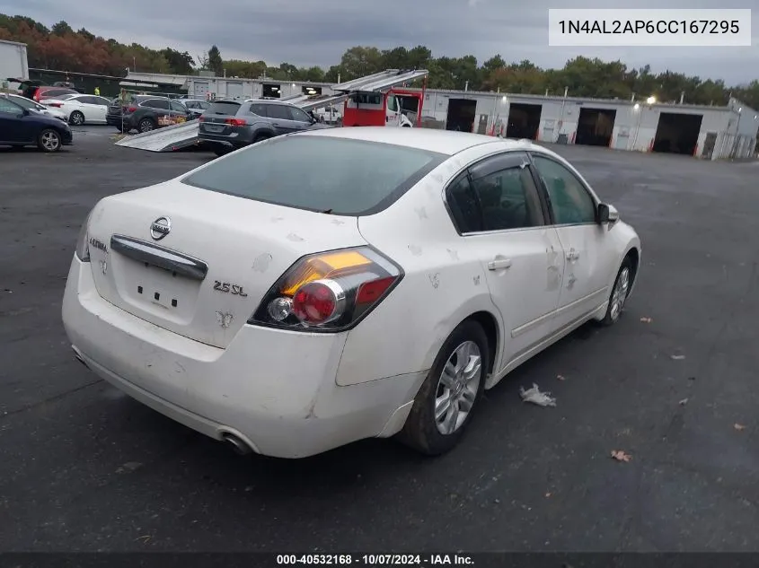 2012 Nissan Altima 2.5 S VIN: 1N4AL2AP6CC167295 Lot: 40532168