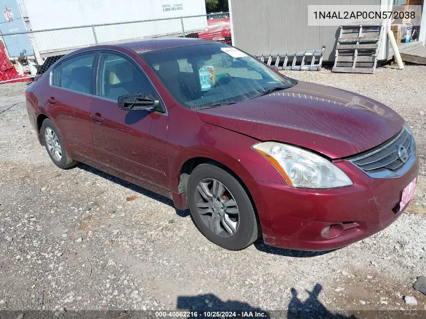 2012 Nissan Altima 2.5 S VIN: 1N4AL2AP0CN572038 Lot: 40562216