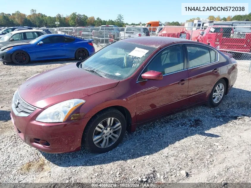 2012 Nissan Altima 2.5 S VIN: 1N4AL2AP0CN572038 Lot: 40562216