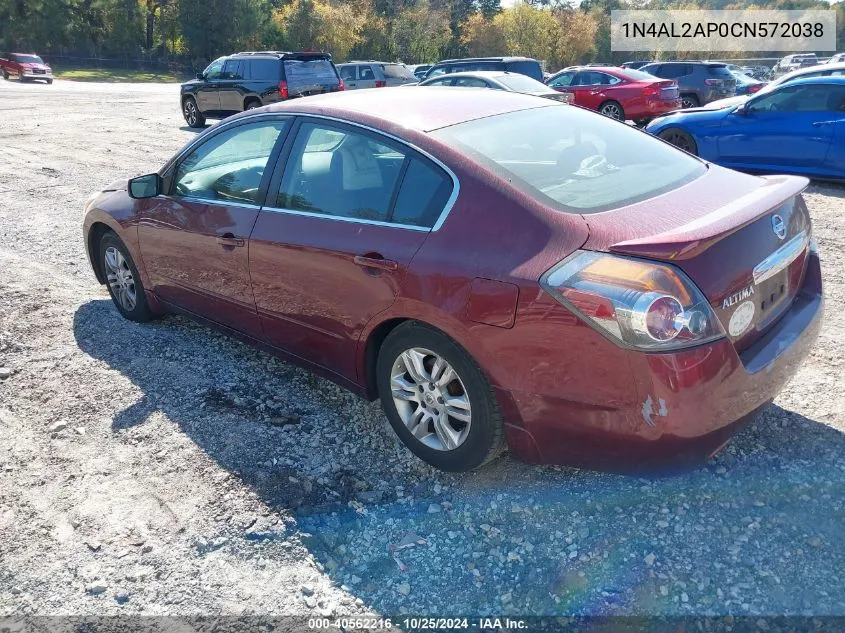 2012 Nissan Altima 2.5 S VIN: 1N4AL2AP0CN572038 Lot: 40562216