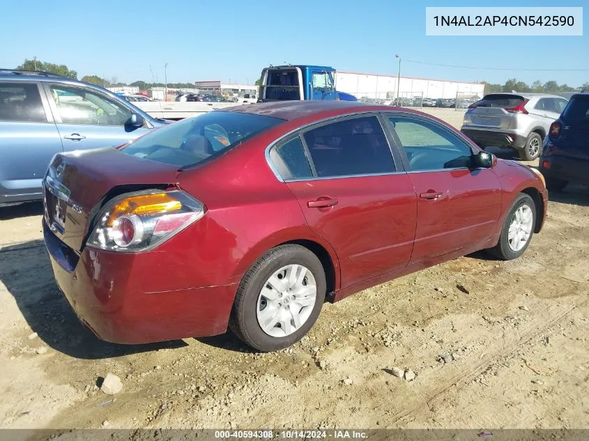 1N4AL2AP4CN542590 2012 Nissan Altima 2.5 S