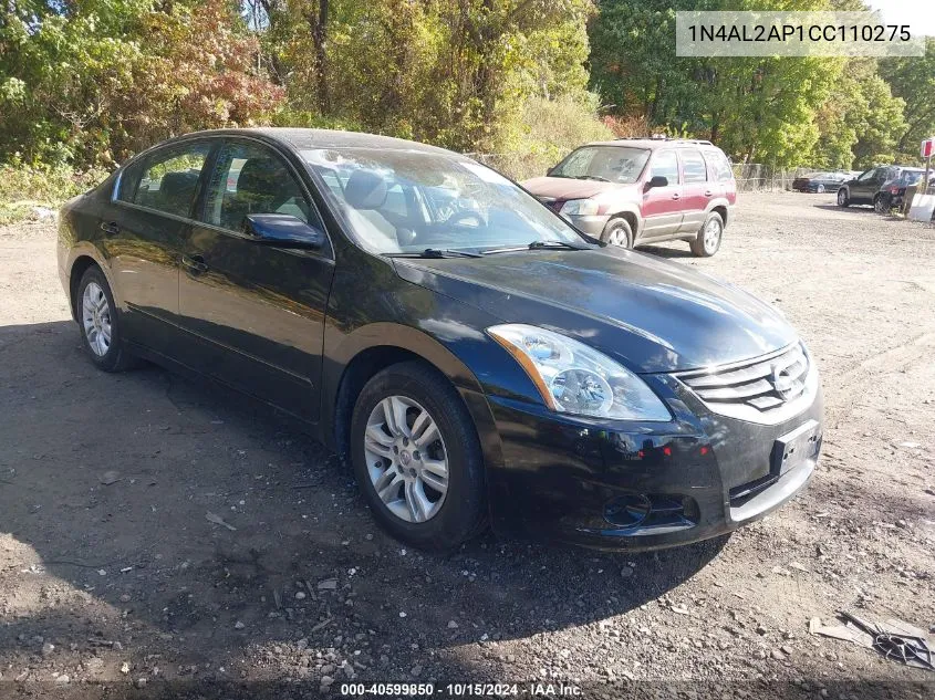 2012 Nissan Altima 2.5 S VIN: 1N4AL2AP1CC110275 Lot: 40599850