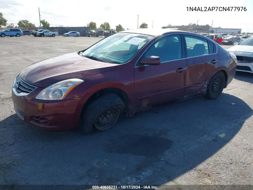 2012 Nissan Altima 2.5 S VIN: 1N4AL2AP7CN477976 Lot: 40635231