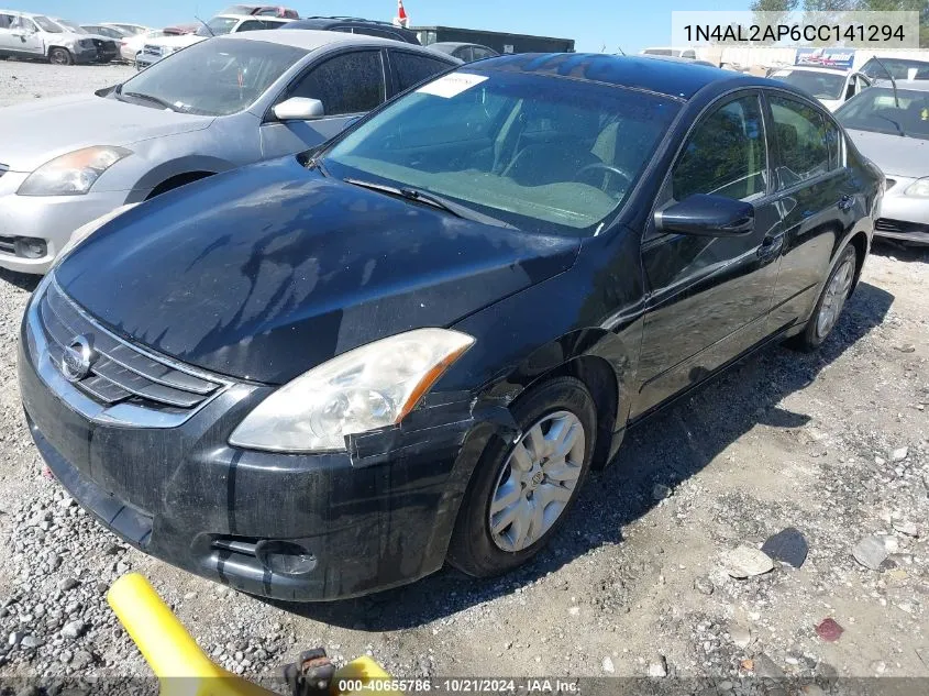 2012 Nissan Altima 2.5 S VIN: 1N4AL2AP6CC141294 Lot: 40655786