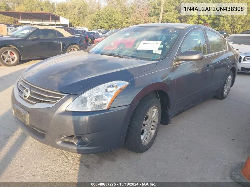 2012 Nissan Altima 2.5 S VIN: 1N4AL2AP2CN438308 Lot: 40657275