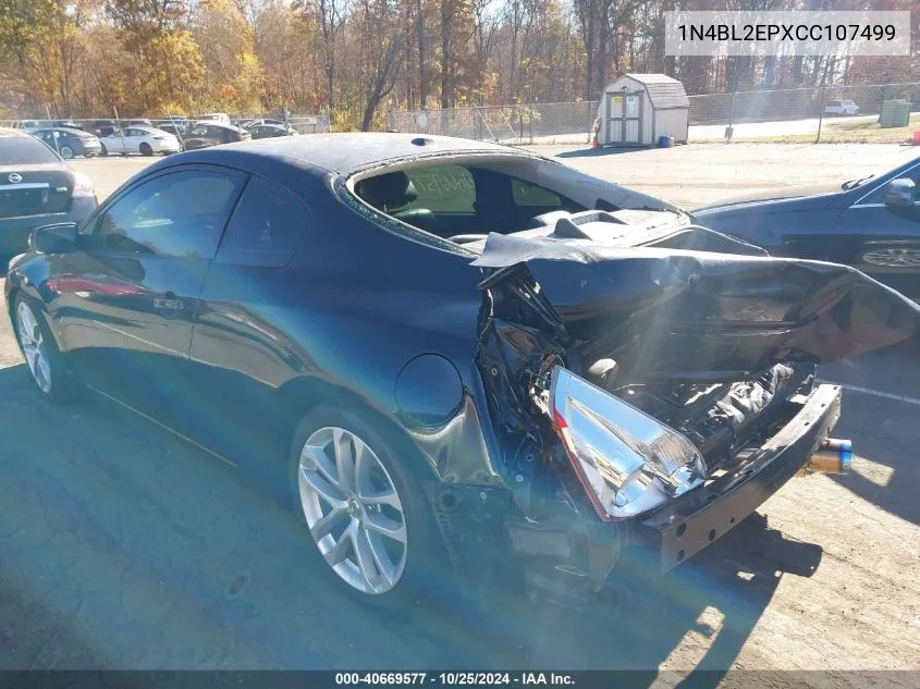 2012 Nissan Altima 3.5 Sr VIN: 1N4BL2EPXCC107499 Lot: 40669577