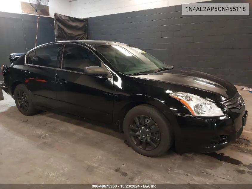 1N4AL2AP5CN455118 2012 Nissan Altima 2.5 S