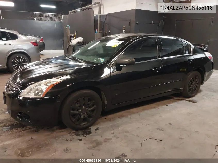 1N4AL2AP5CN455118 2012 Nissan Altima 2.5 S