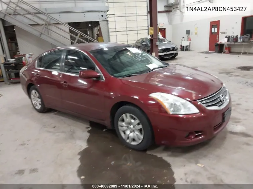 2012 Nissan Altima 2.5 S VIN: 1N4AL2AP8CN453427 Lot: 40692089