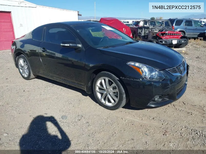 2012 Nissan Altima 3.5 Sr VIN: 1N4BL2EPXCC212575 Lot: 40694105