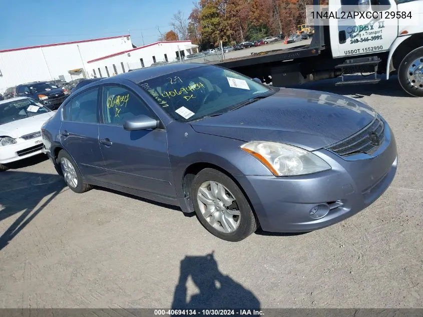 2012 Nissan Altima 2.5 S VIN: 1N4AL2APXCC129584 Lot: 40694134