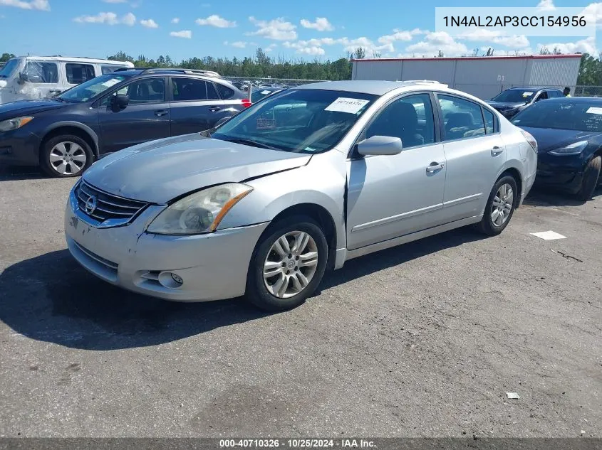 2012 Nissan Altima 2.5 S VIN: 1N4AL2AP3CC154956 Lot: 40710326