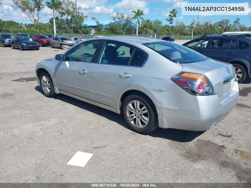 2012 Nissan Altima 2.5 S VIN: 1N4AL2AP3CC154956 Lot: 40710326