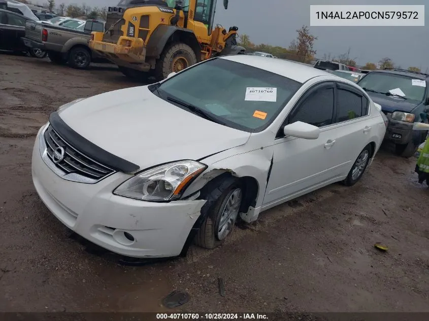 2012 Nissan Altima 2.5 S VIN: 1N4AL2AP0CN579572 Lot: 40710760