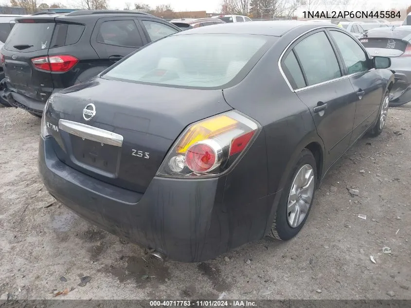 2012 Nissan Altima 2.5 S VIN: 1N4AL2AP6CN445584 Lot: 40717753