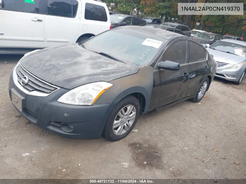 1N4AL2AP0CN419370 2012 Nissan Altima 2.5 S