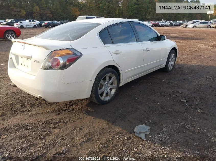 2012 Nissan Altima 2.5 S VIN: 1N4AL2AP9CN437141 Lot: 40729202