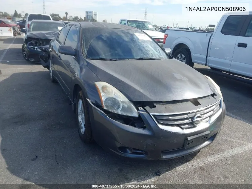 2012 Nissan Altima 2.5 S VIN: 1N4AL2AP0CN508906 Lot: 40737955