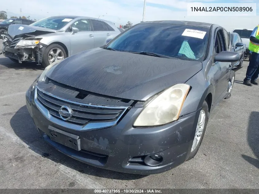 2012 Nissan Altima 2.5 S VIN: 1N4AL2AP0CN508906 Lot: 40737955