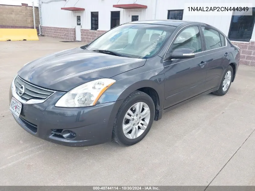 2012 Nissan Altima 2.5 S VIN: 1N4AL2AP2CN444349 Lot: 40744114