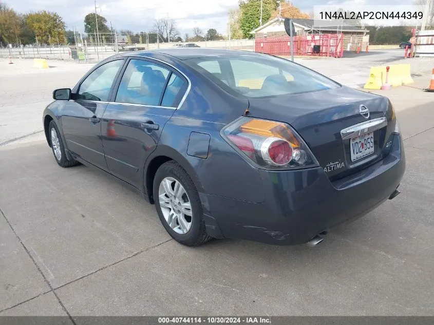 2012 Nissan Altima 2.5 S VIN: 1N4AL2AP2CN444349 Lot: 40744114