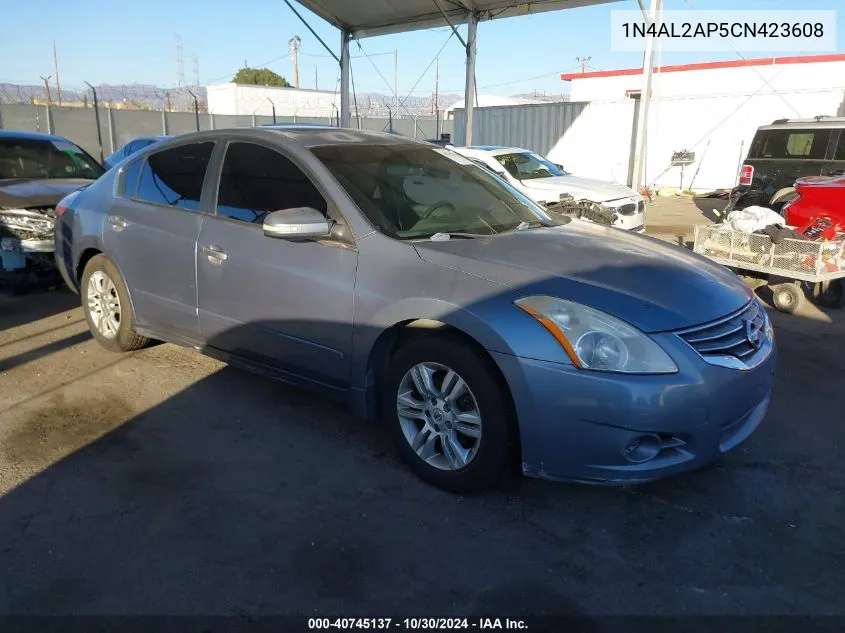 2012 Nissan Altima 2.5 S VIN: 1N4AL2AP5CN423608 Lot: 40745137