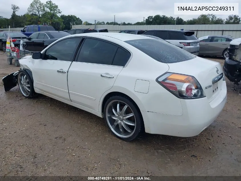 2012 Nissan Altima 2.5 S VIN: 1N4AL2AP5CC249311 Lot: 40749281