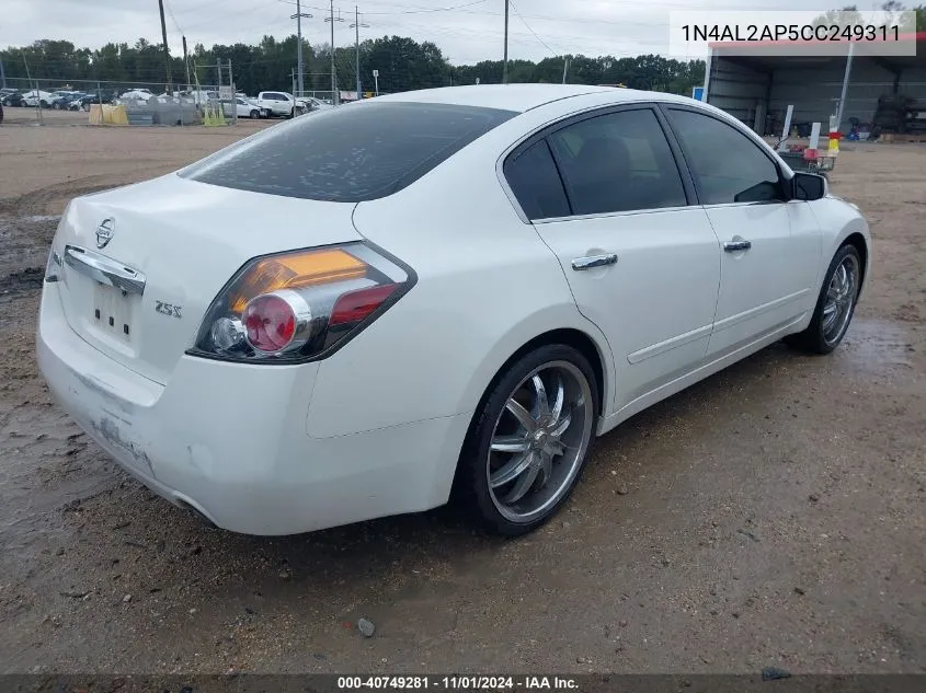 2012 Nissan Altima 2.5 S VIN: 1N4AL2AP5CC249311 Lot: 40749281