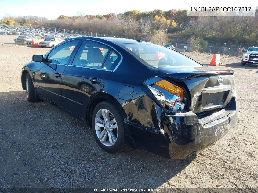 2012 Nissan Altima 3.5 Sr VIN: 1N4BL2AP4CC167817 Lot: 40757948