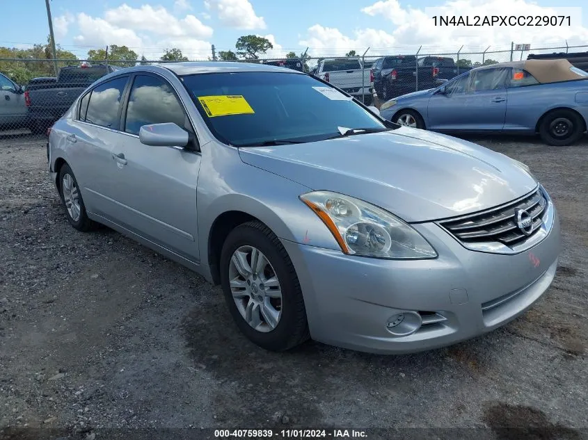 2012 Nissan Altima 2.5 S VIN: 1N4AL2APXCC229071 Lot: 40759839