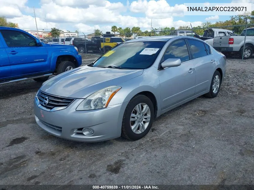 2012 Nissan Altima 2.5 S VIN: 1N4AL2APXCC229071 Lot: 40759839