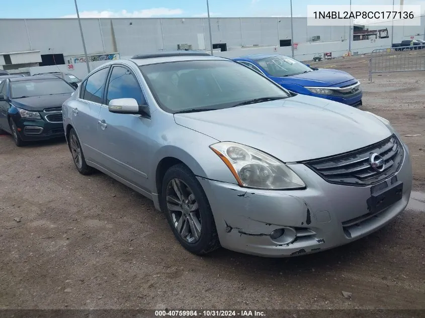 2012 Nissan Altima 3.5 Sr VIN: 1N4BL2AP8CC177136 Lot: 40759984