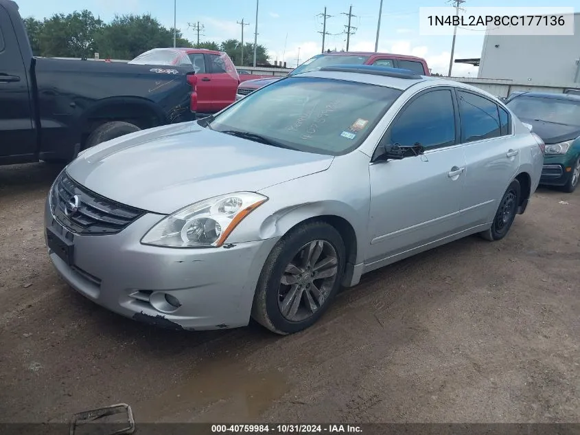 2012 Nissan Altima 3.5 Sr VIN: 1N4BL2AP8CC177136 Lot: 40759984