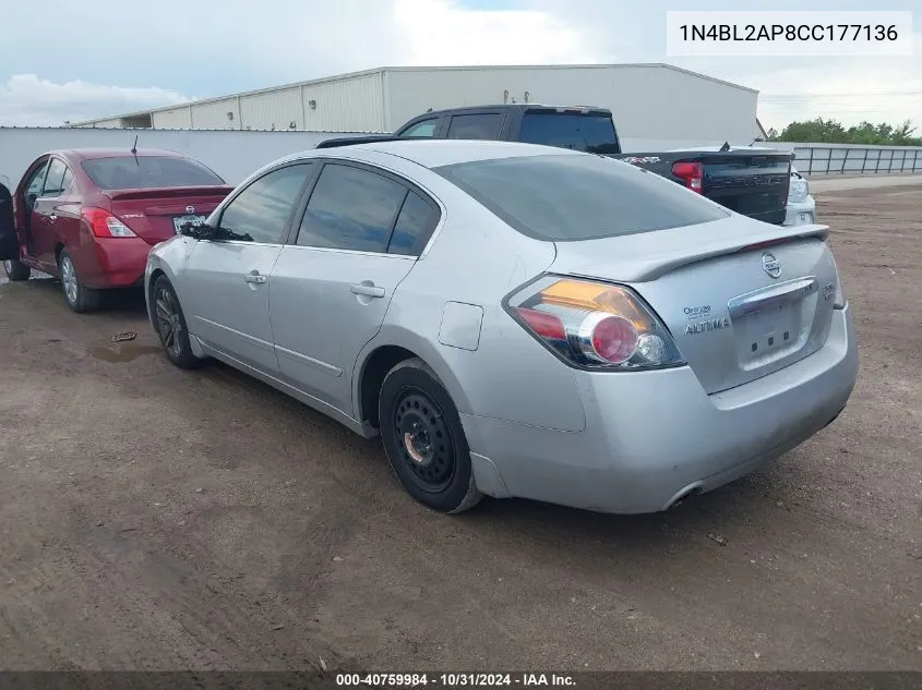 2012 Nissan Altima 3.5 Sr VIN: 1N4BL2AP8CC177136 Lot: 40759984