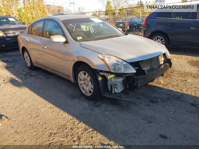 2012 Nissan Altima 2.5 S VIN: 1N4AL2APXCC236893 Lot: 40769093