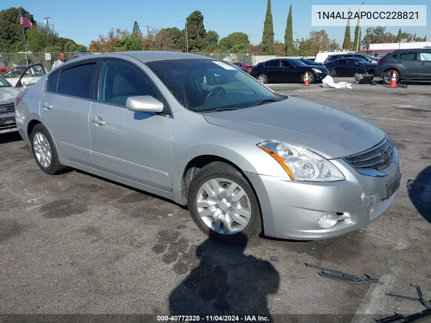 1N4AL2AP0CC228821 2012 Nissan Altima 2.5 S