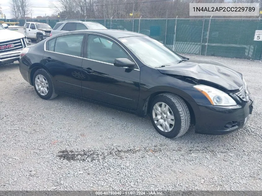 1N4AL2AP2CC229789 2012 Nissan Altima 2.5 S