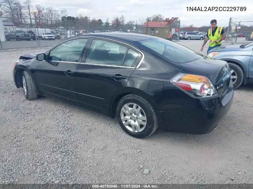 1N4AL2AP2CC229789 2012 Nissan Altima 2.5 S