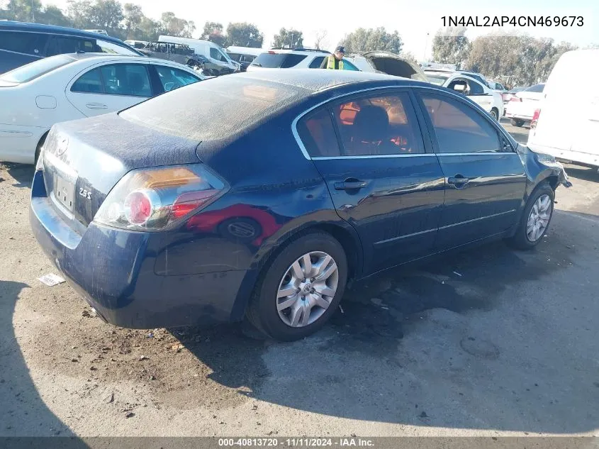 2012 Nissan Altima 2.5 S VIN: 1N4AL2AP4CN469673 Lot: 40813720