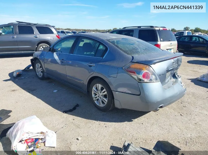 2012 Nissan Altima 2.5 S VIN: 1N4AL2AP6CN441339 Lot: 40825061