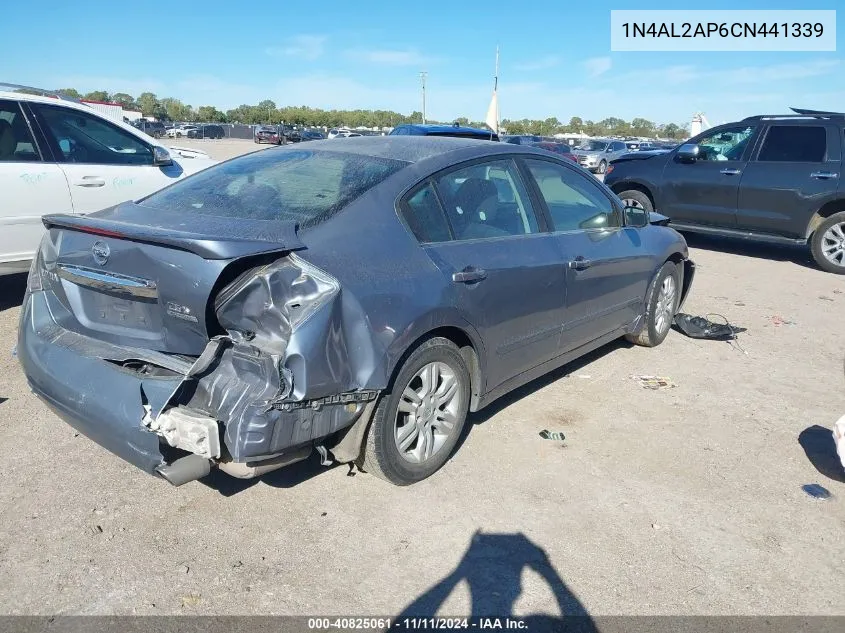 2012 Nissan Altima 2.5 S VIN: 1N4AL2AP6CN441339 Lot: 40825061