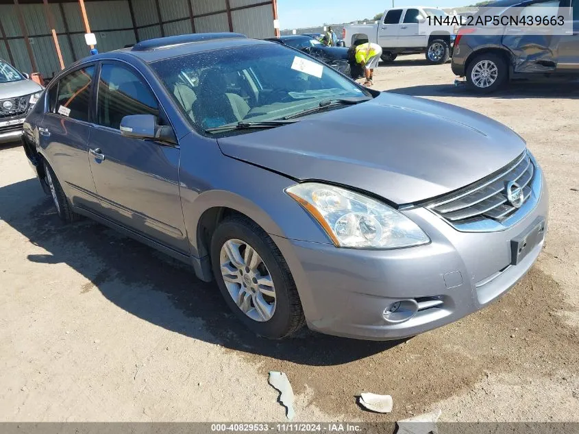 2012 Nissan Altima 2.5 S VIN: 1N4AL2AP5CN439663 Lot: 40829533