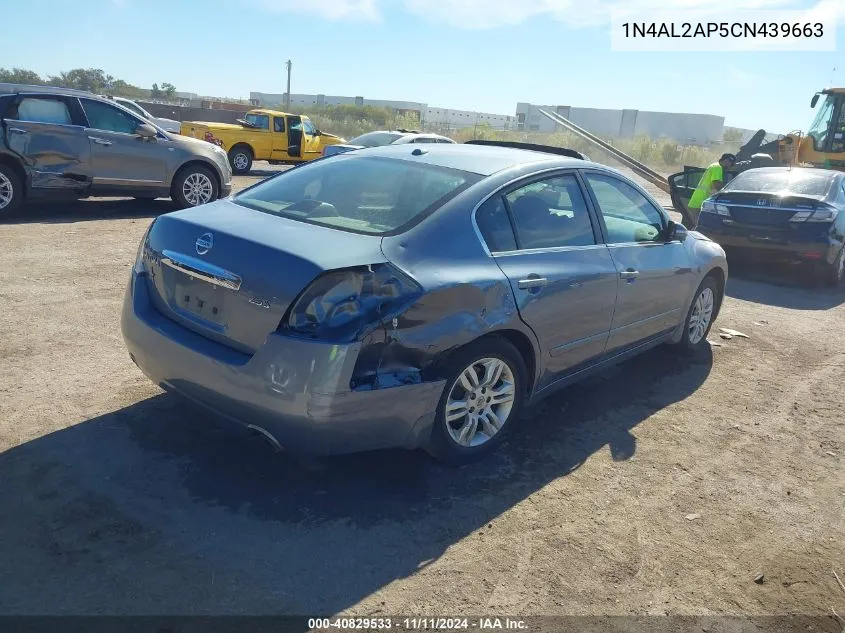 2012 Nissan Altima 2.5 S VIN: 1N4AL2AP5CN439663 Lot: 40829533