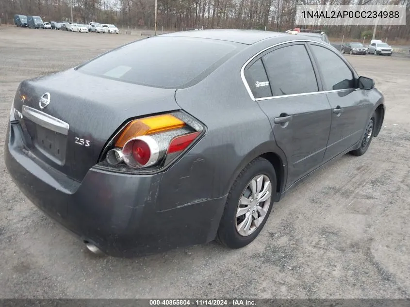 1N4AL2AP0CC234988 2012 Nissan Altima 2.5 S