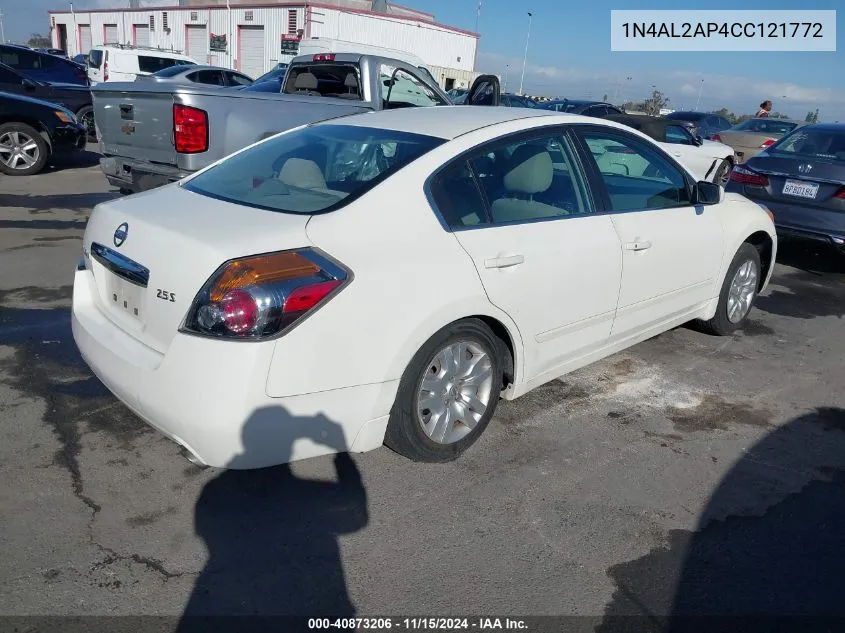 1N4AL2AP4CC121772 2012 Nissan Altima 2.5 S