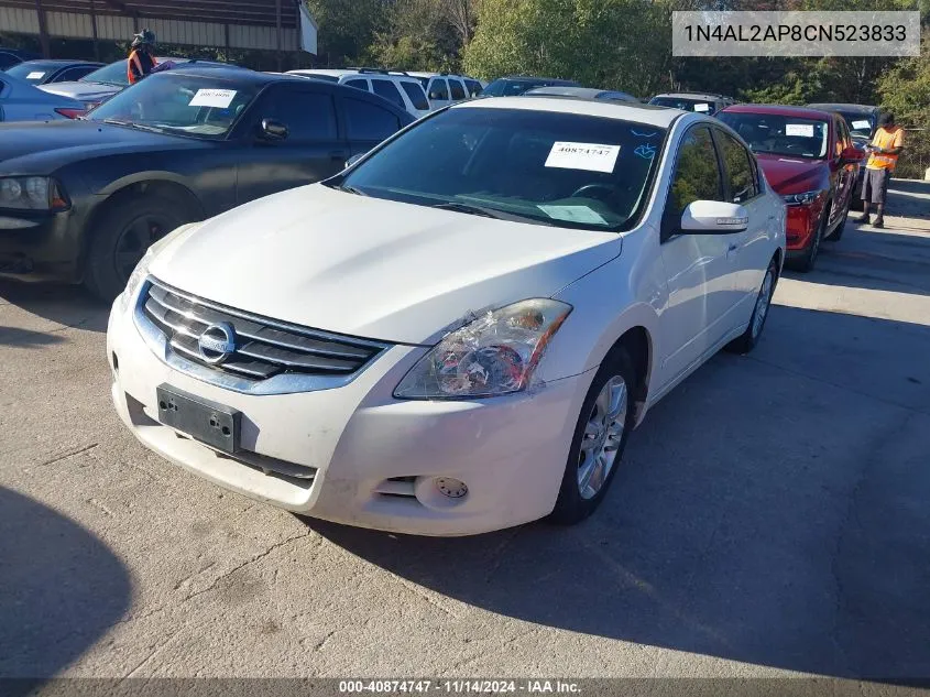 2012 Nissan Altima 2.5 S VIN: 1N4AL2AP8CN523833 Lot: 40874747