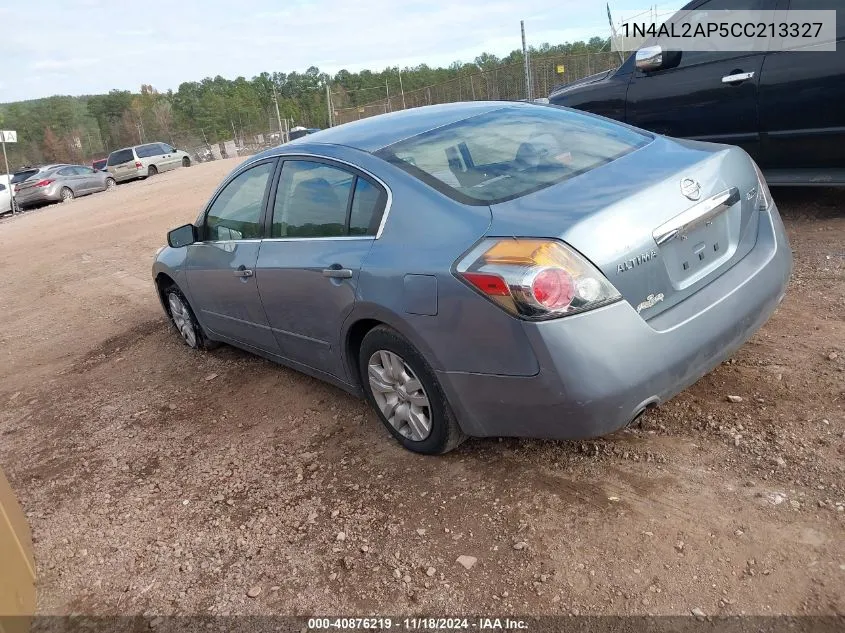 2012 Nissan Altima 2.5 S VIN: 1N4AL2AP5CC213327 Lot: 40876219