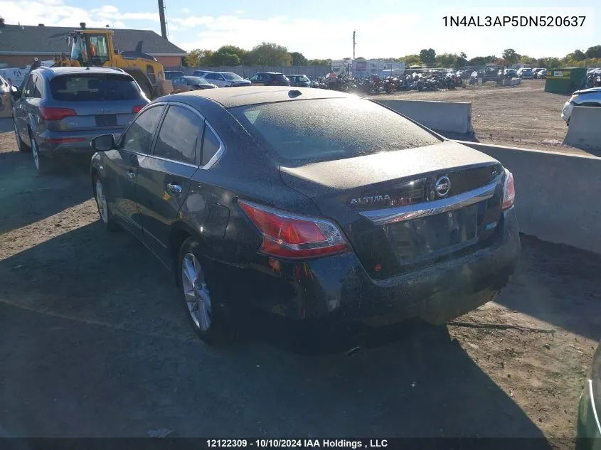 2013 Nissan Altima VIN: 1N4AL3AP5DN520637 Lot: 12122309